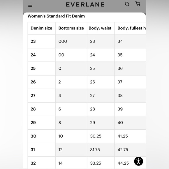 EVERLANE The Cheeky black Jean in coal 31” - Picture 8 of 15